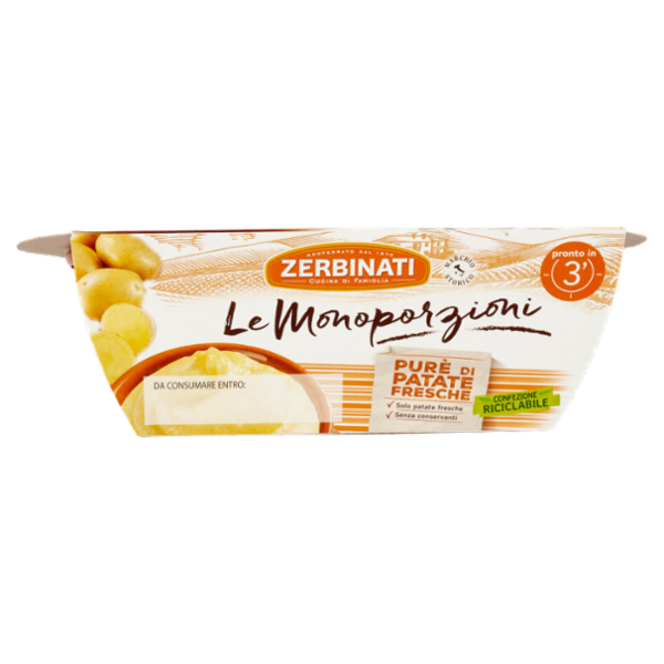 Zerbinati Le Monoporzioni Purè di Patate Fresche 280 g