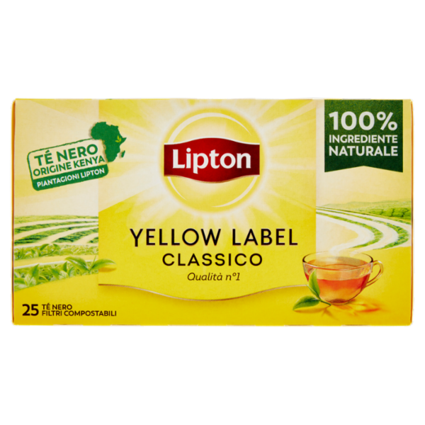Lipton Yellow Label Classico 25 Filtri 37,5 g