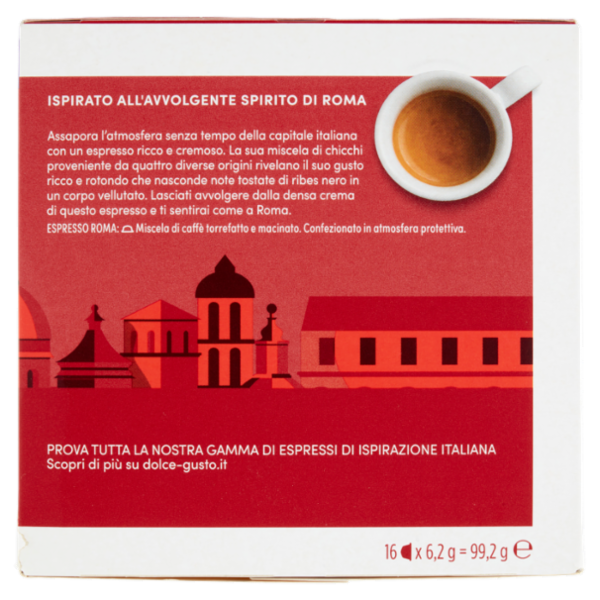 NESCAFÉ DOLCE GUSTO Espresso Roma Caffè 16 Capsule 99,2 g