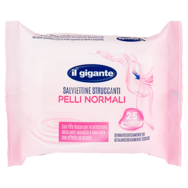 IL GIGANTE Salviettine Struccanti Pelli Normali 25 pz