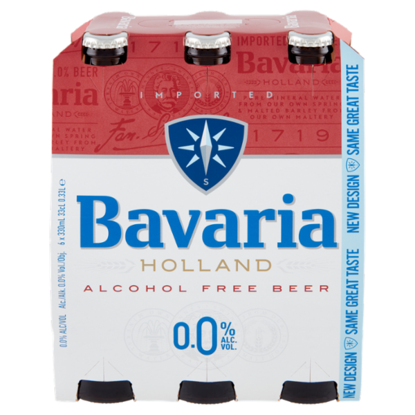 Bavaria 0.0% Birra Analcolica bott.6x330ml