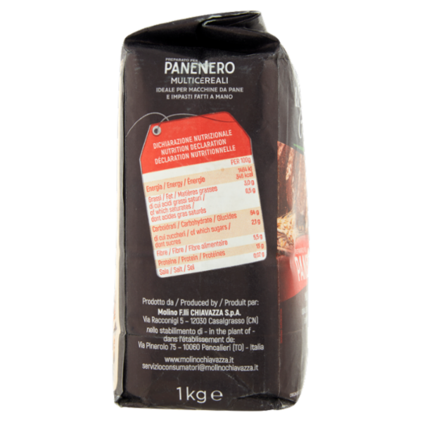 il Molino Chiavazza Preparato per PaneNero Multicereali 1 kg