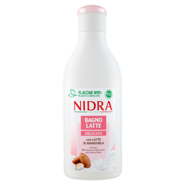 Nidra Bagno Latte Delicato con Latte di Mandorla 750 mL