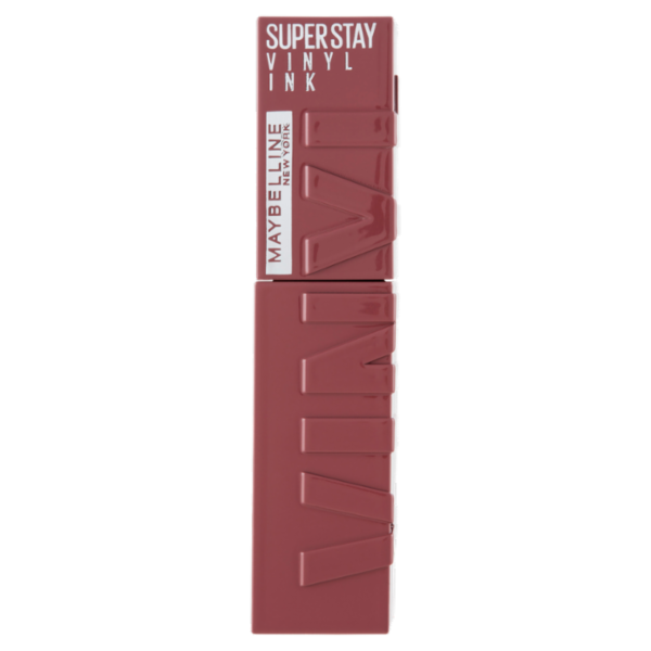 Maybelline New York SuperStay Vinyl Ink Rossetto Liquido a Lunga Tenuta, 40 Witty