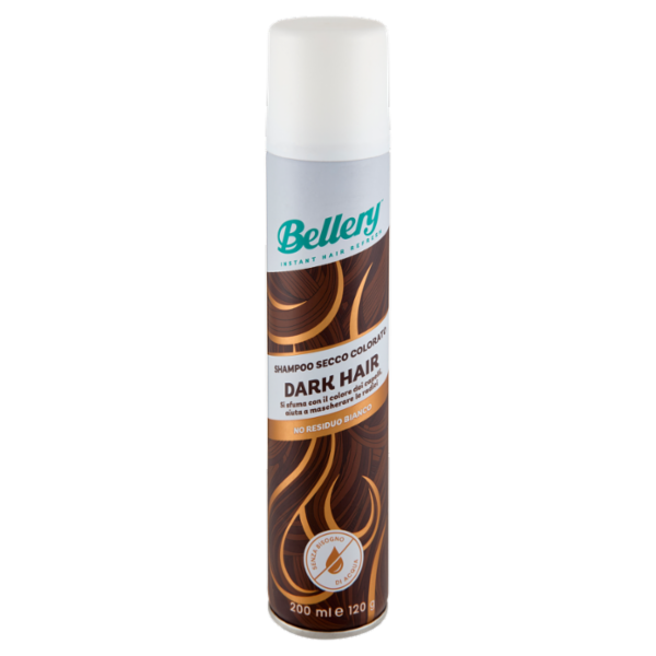 Bellery Shampoo Secco Colorato Dark Hair 200 ml
