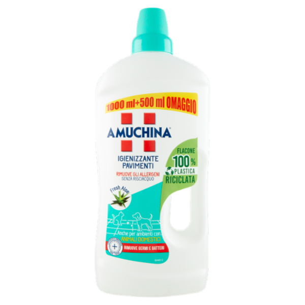 Amuchina Igienizzante Pavimenti Fresh Aloe 1000 + 500 ml