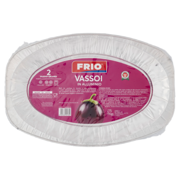 Frio Vassoi in Alluminio Grandi 2 pz