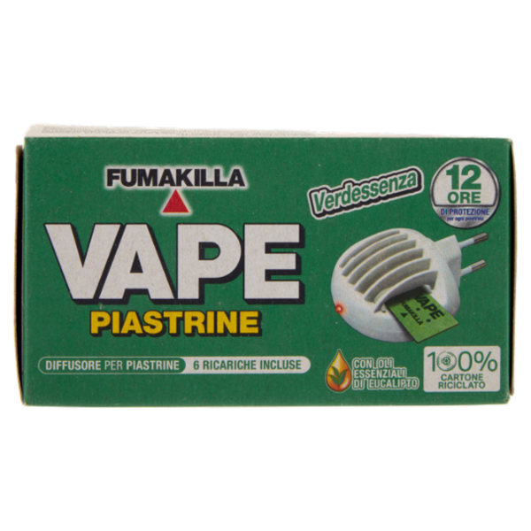 VAPE Elettroemanatore Piastrine Verdessenza + 6 Ricariche