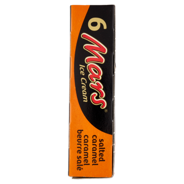 Mars Barretta Gelato al cioccolato e caramello salato, Multipack da 6 x 37.3 g