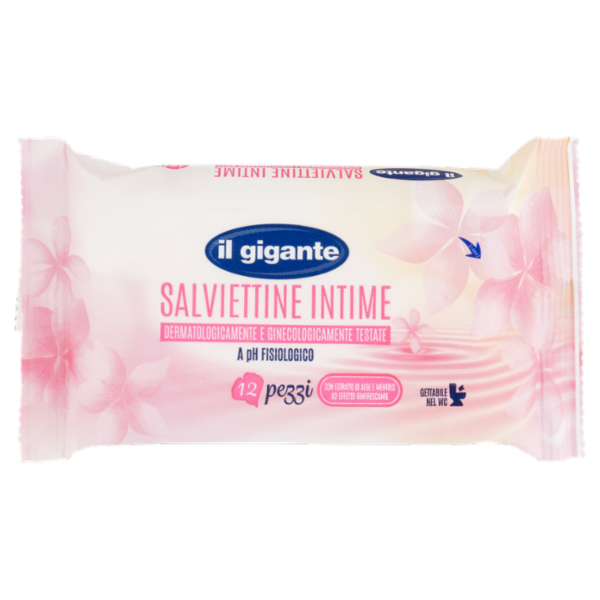 IL GIGANTE Salviettine Intime 12 pz