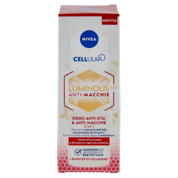 Nivea Cellular Luminous630 Anti-Macchie Siero Anti-Età & Anti-Macchie 2-in-1 30 ml