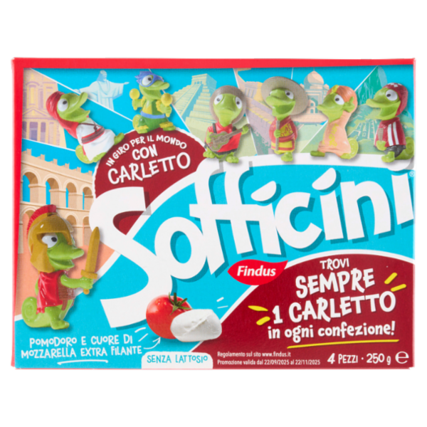 Sofficini Findus 4 Sofficini Pomodoro più Mozzarella Senza Lattosio 250 g
