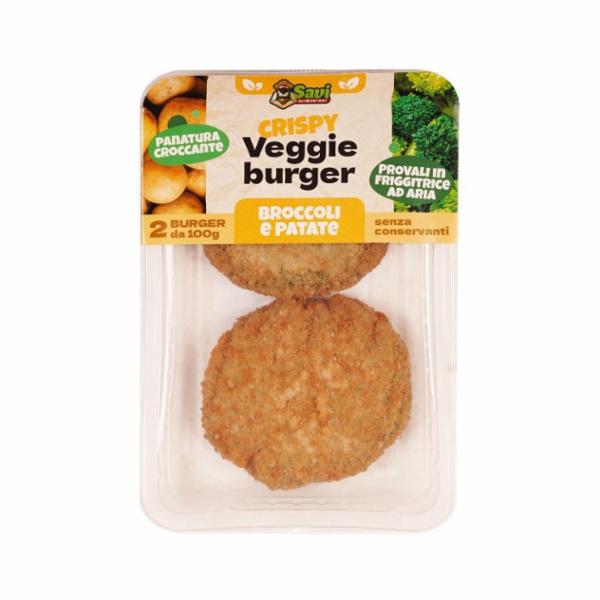 Savi Crispy Burger Broccoli e Patate Gr 200