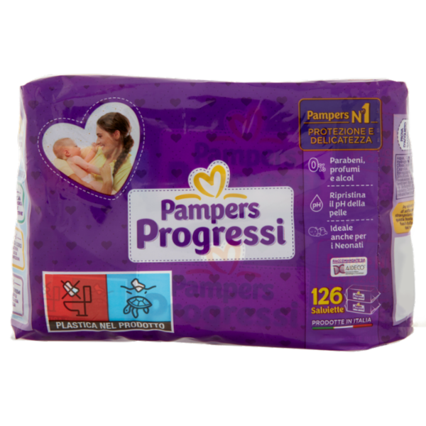 Pampers Progressi Salviette 126 pz