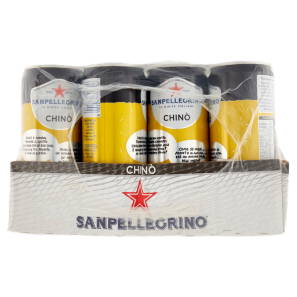 SANPELLEGRINO, Bibita gassata, Chinò, 33cl x 24