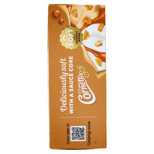 Cornetto Soft Caramel 4 x 79 g
