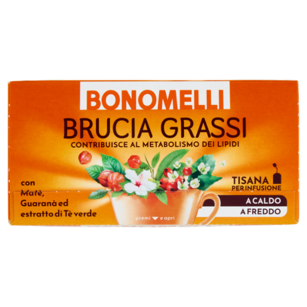 Bonomelli Brucia Grassi Tisana per Infusione 16 Filtri 32 g