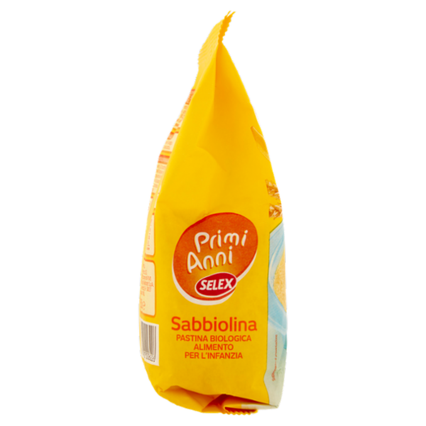 Selex Primi Anni Pastina per l'Infanzia Sabbiolina Biologica 350 g