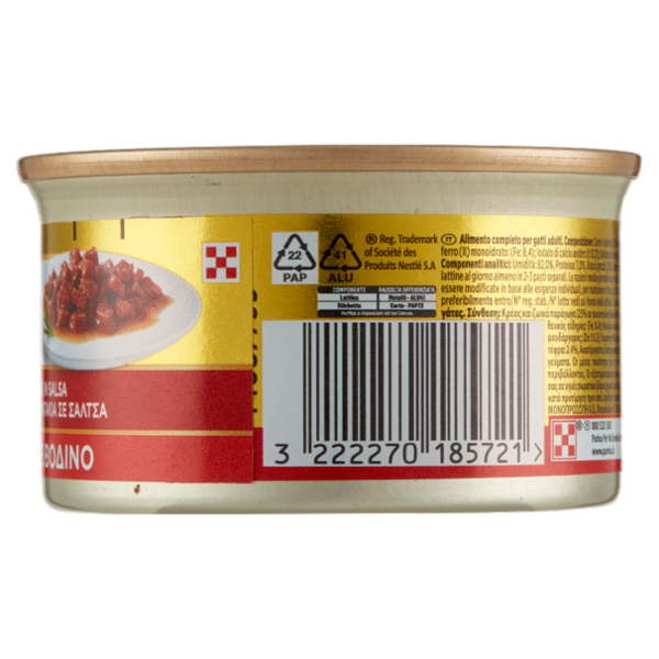 PURINA GOURMET Gold Dadini in Salsa con Manzo 85 g