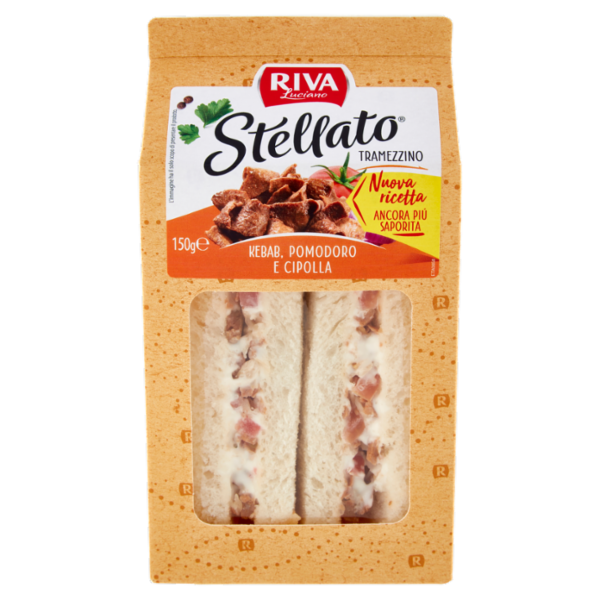 Riva Stellato Tramezzino Kebab, Pomodoro e Cipolla 150 g