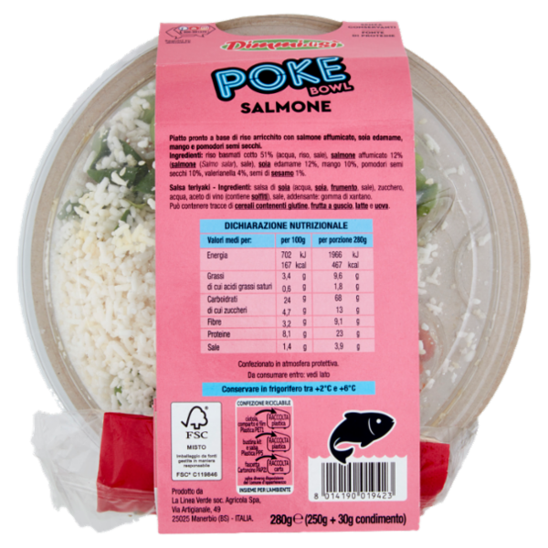 DimmidiSì Poke Bowl Salmone 280 g
