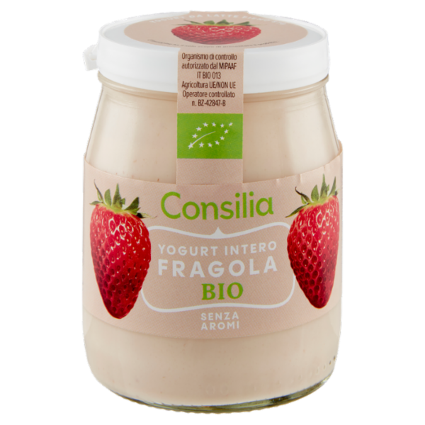 Consilia Yogurt Intero Fragola Biologico 150 g