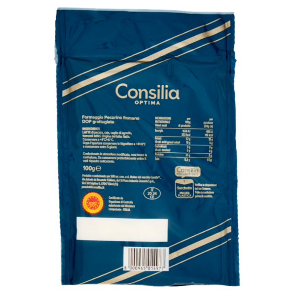 Consilia Optima Pecorino Romano D.O.P. Grattugiato 100 g