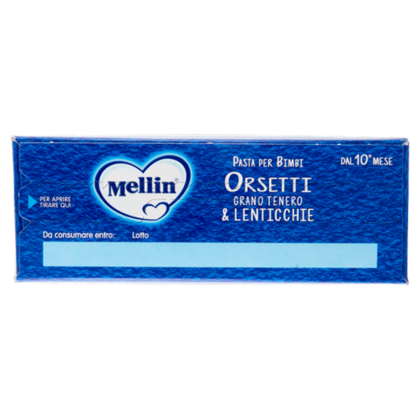 Mellin Pasta per Bimbi Orsetti Grano Tenero & Lenticchie 280 g