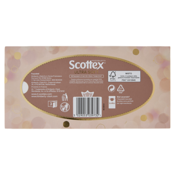 Scottex Ultra Soft Fazzoletti 80 pz