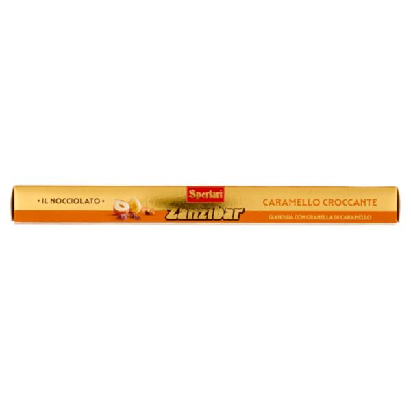 Sperlari Zanzibar il Nocciolato Caramello Croccante Gianduia con Granella di Caramello 150 g