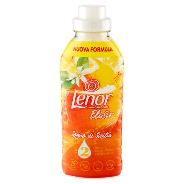 Lenor Ammorbidente Elisir Sogno di Sicilia 25 Lavaggi 525 ml