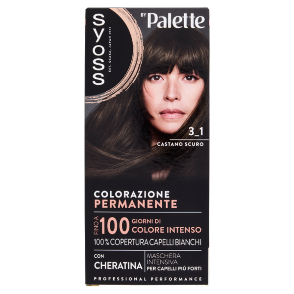 Syoss By Palette Colorazione Permanente 3_1 Castano Scuro