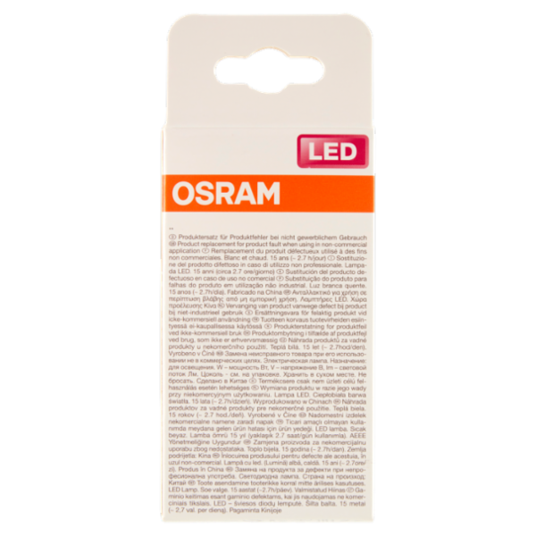 Osram Led Star Classic A 60 Warm White 6.5 W E27