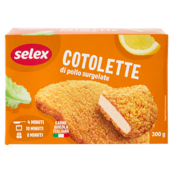 Selex Cotolette di Pollo Surgelate 300 g