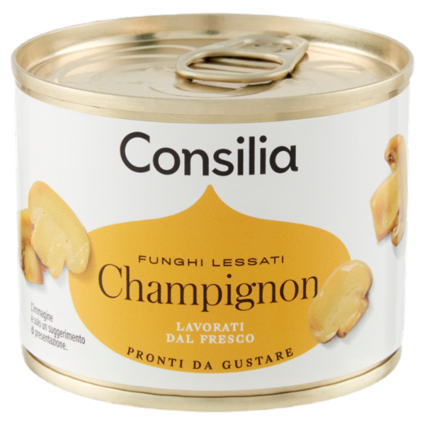 Consilia Funghi Champignon Lessati 190 g