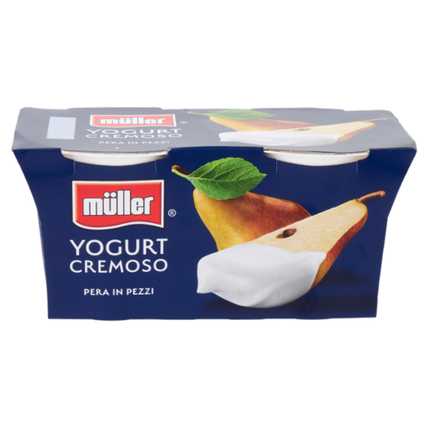 müller Yogurt Cremoso Pera in Pezzi 2 x 125 g