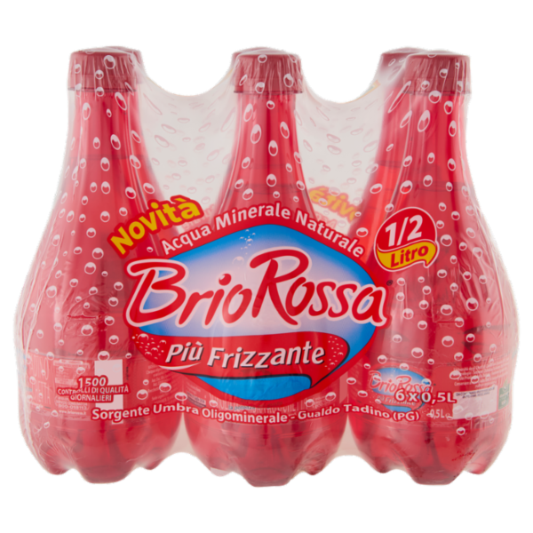 Brio Rossa Più Frizzante Gualdo Tadino 6 x 0,5 L