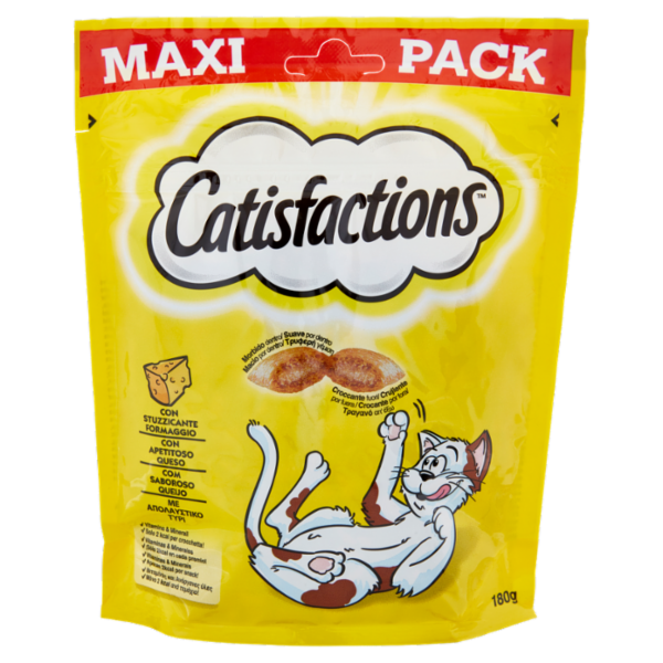 Catisfactions Maxi Pack con Stuzzicante Formaggio 180 g