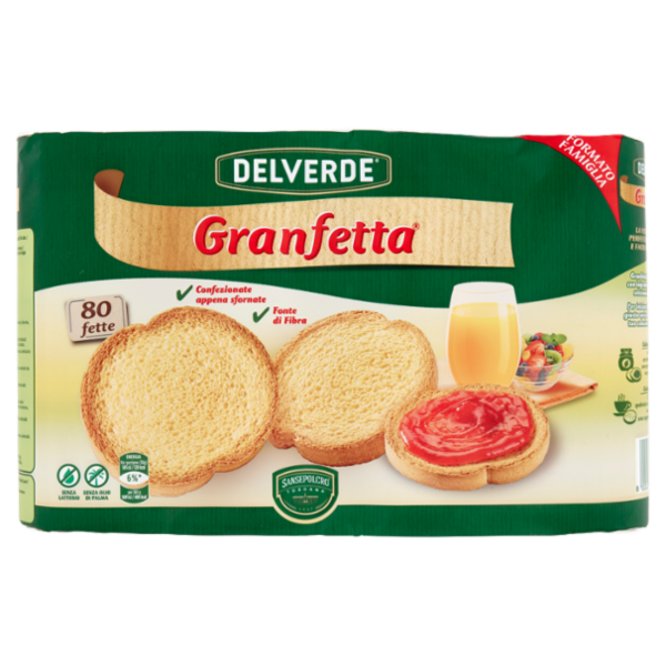 Delverde Granfetta 80 fette 600 g