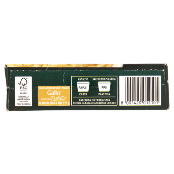 Riso Gallo Risotto Perfetto la nostra Cacio e Pepe 175 g