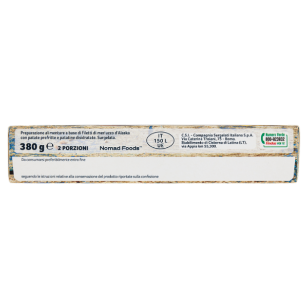 Capitan Findus I Gratinati Merluzzo con Patate e Rosmarino 380 g