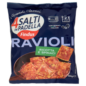4 Salti In Padella Findus Ravioli Ricotta e Spinaci Al Pomodoro 550 g