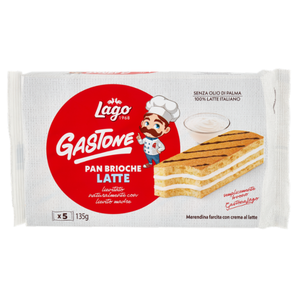 Lago Gastone Pan Brioche Latte 5 x 27 g