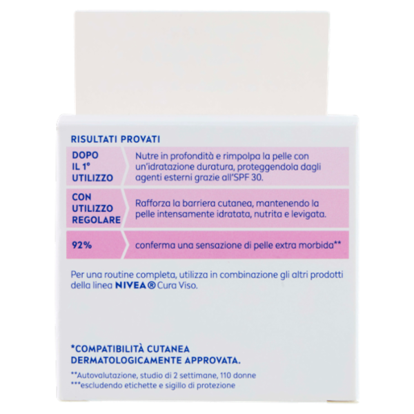 Nivea Crema Giorno Nutriente SPF 30 Pelle Secca 50 ml