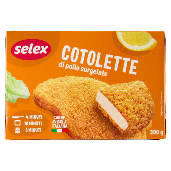 Selex Cotolette di Pollo Surgelate 300 g