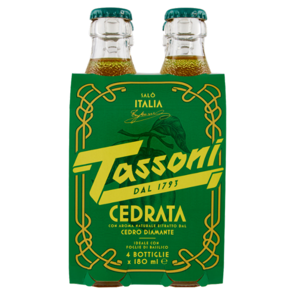 Tassoni Cedrata 4 x 180 ml