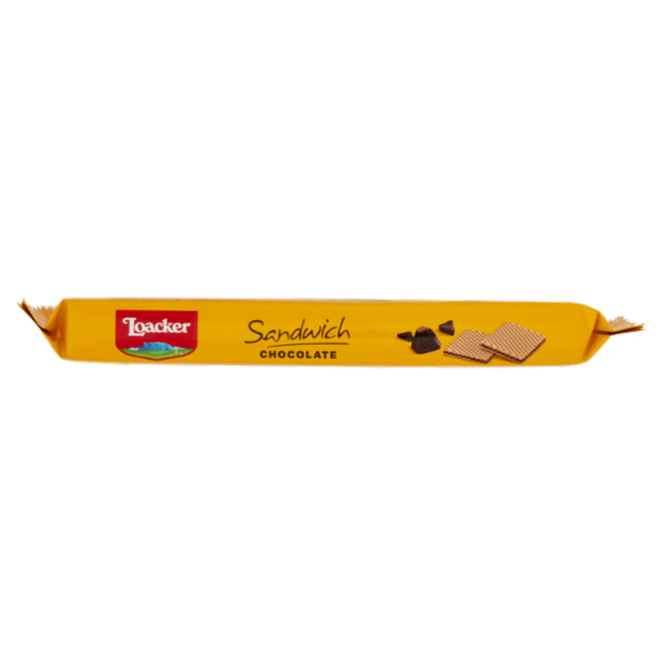 Loacker Sandwich Chocolate Wafer con crema al cioccolato Wafers 75g