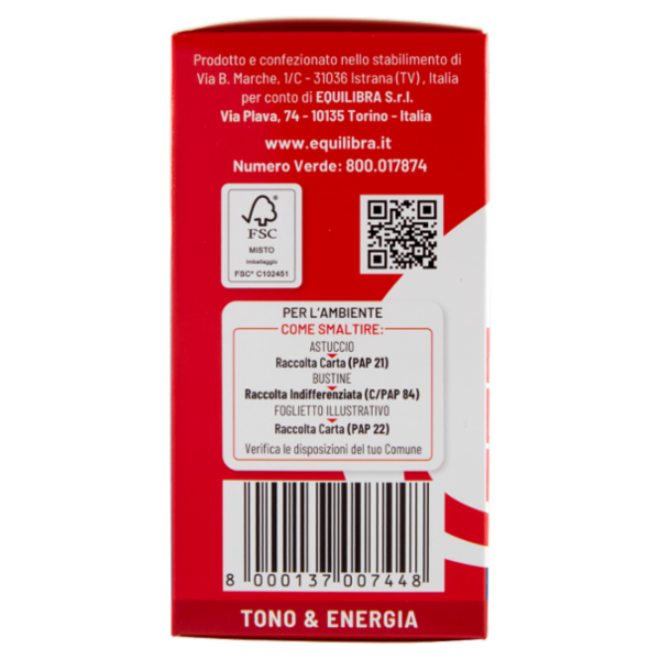 equilibra Sostegno Forte Zero Bustine Monodose 18 x 8 g