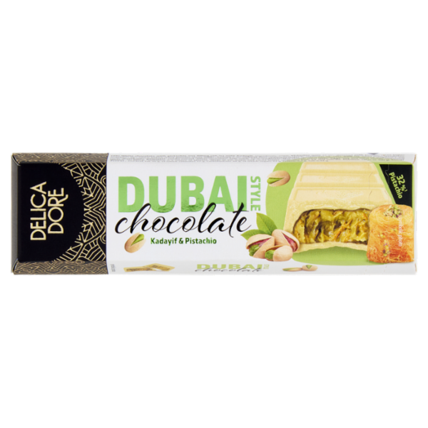 Delicadore Dubai Style chocolate Kadayif & Pistachio 70 g