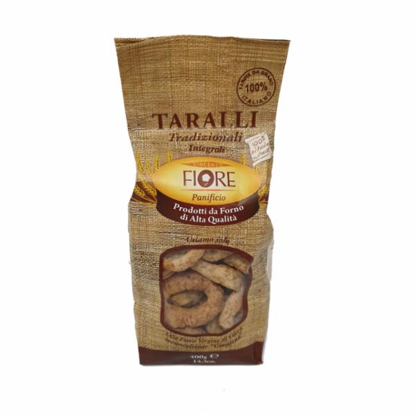 Taralli Tradizionali Integrali Gr.400